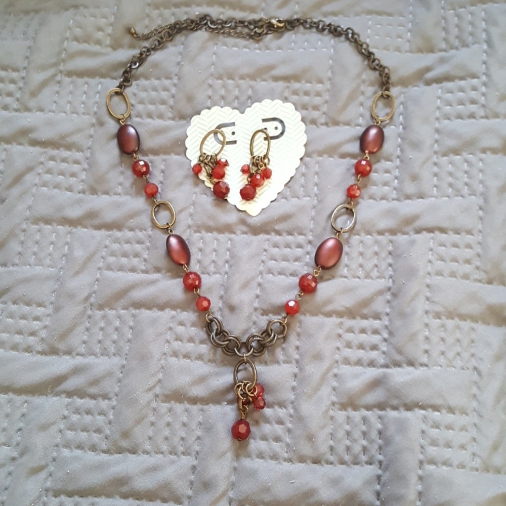 Premier design necklace and earrings